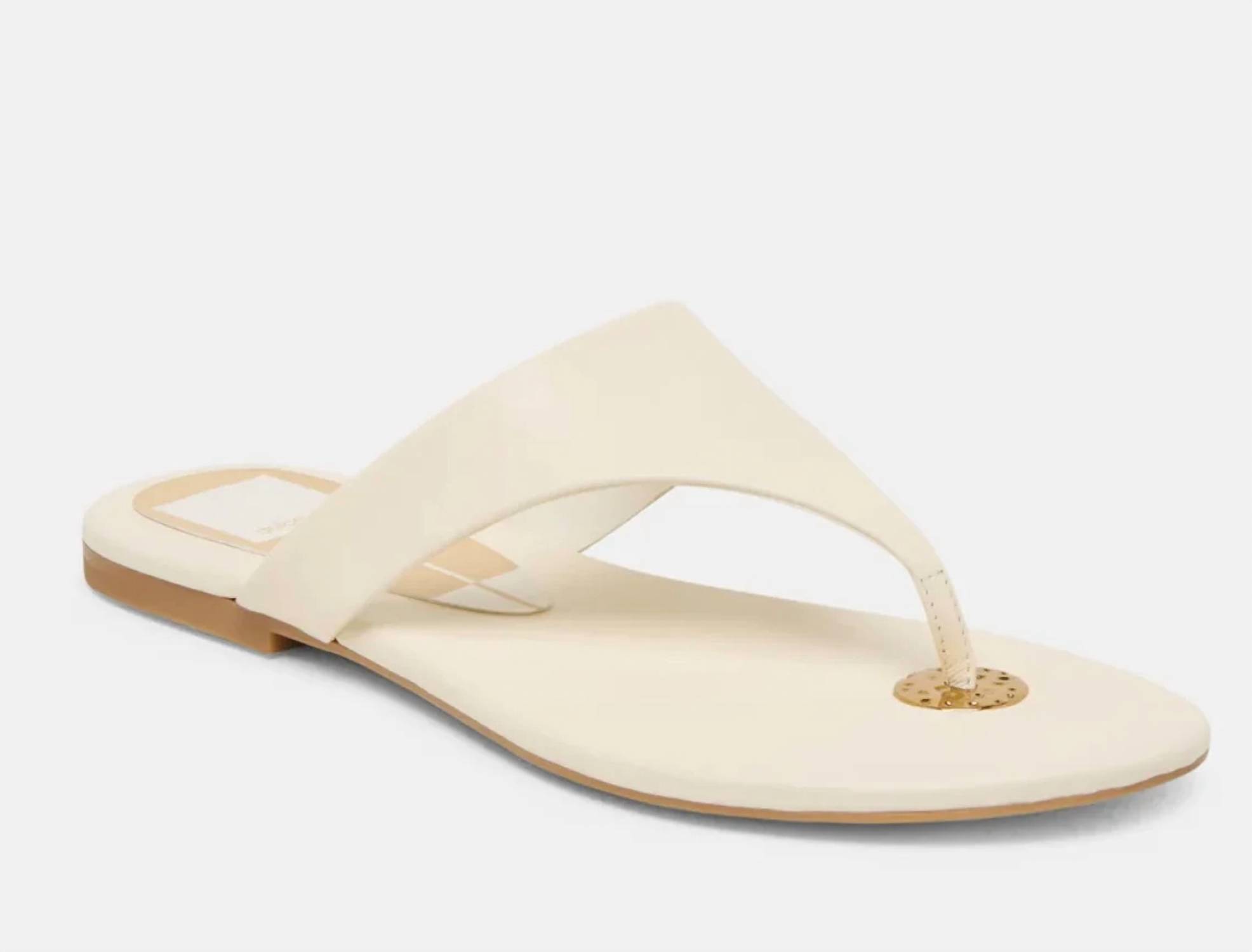 New Dolce Vita Women's Kittle Open Toe Sandal In Off White